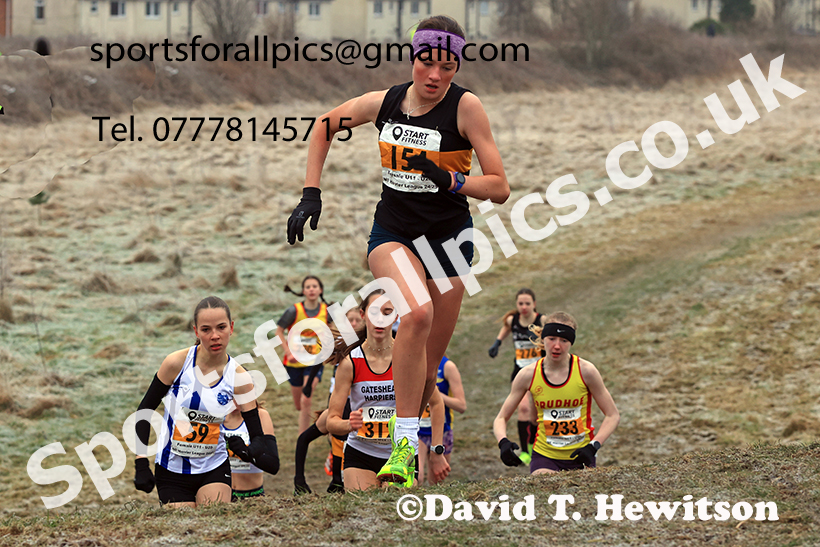 Girls under-15s 2025 Start Fitness NEHL, Wrekenton, Gateshead. Photo: David T. Hewitson/Sports for All Pics